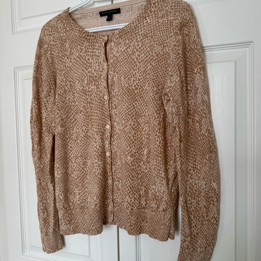 Banana Republic Button-Front Cardigan Sweater Size Large